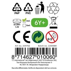 Toi-Toys Metalen Tol Gyro Battle met Licht Outlet