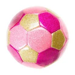 Metallic Voetbal Roze, 15cm>Duckiez Online