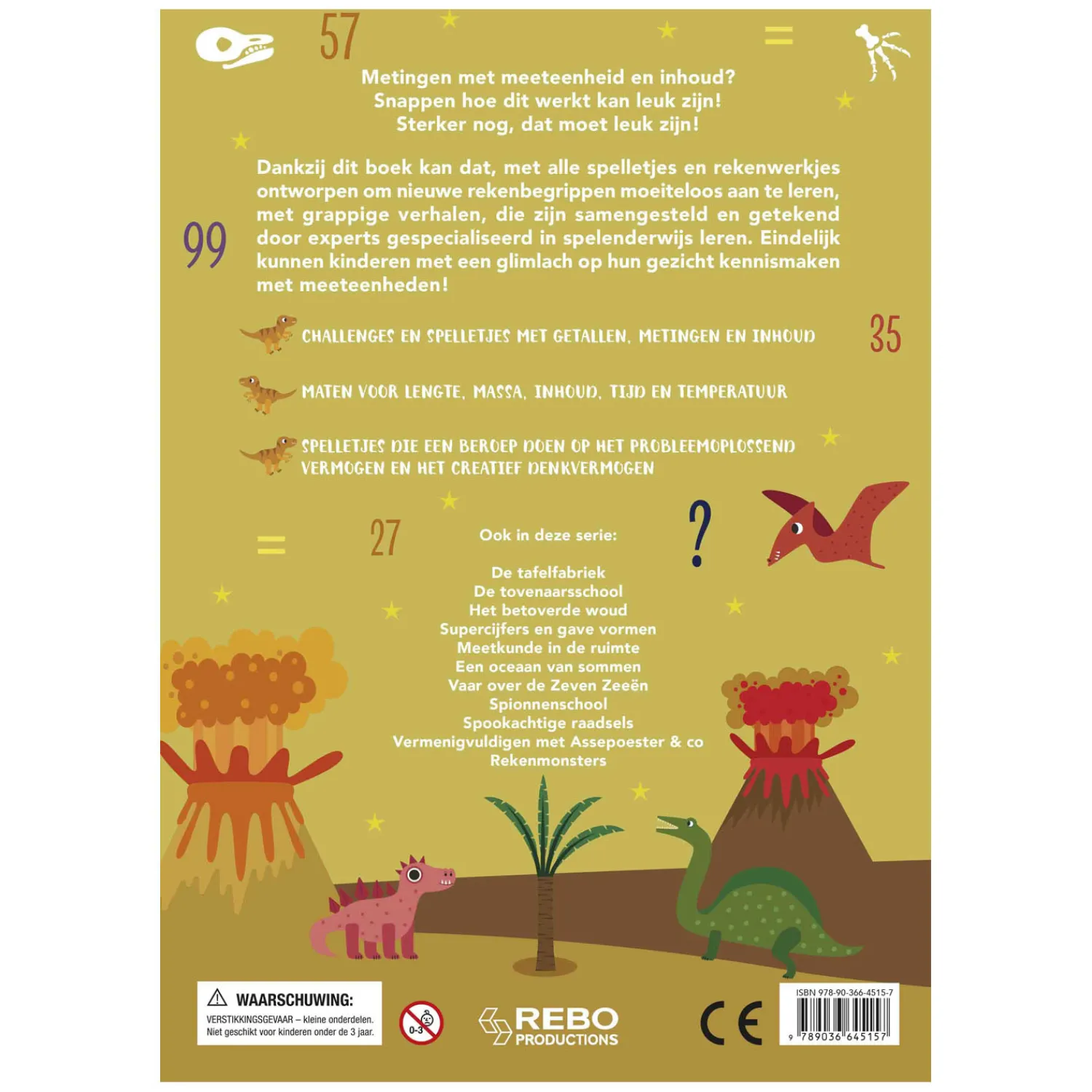 Meten Met de Dino's - Wiskid>Rebo Publishers Best