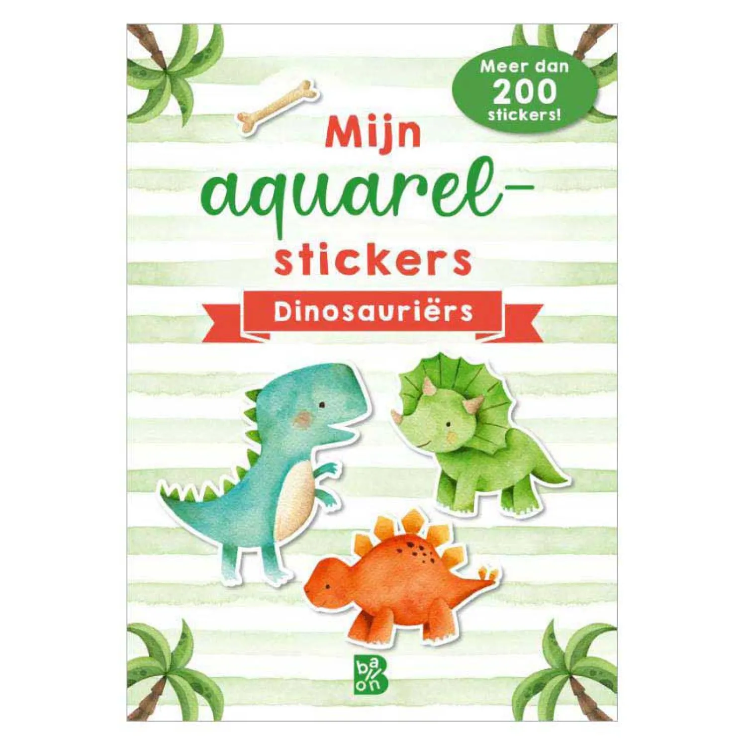 Standaard Uitgeverij Mijn Aquarelstickers - Dinosauriers Discount