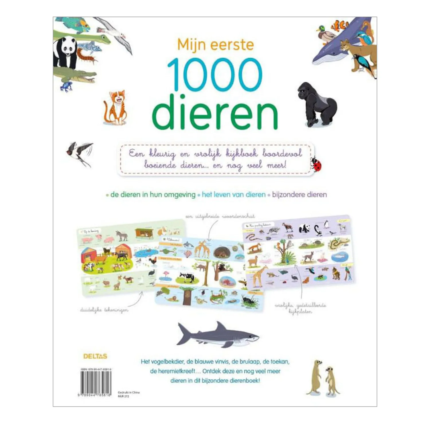 Mijn eerste 1000 dieren Kijkboek>Deltas Outlet