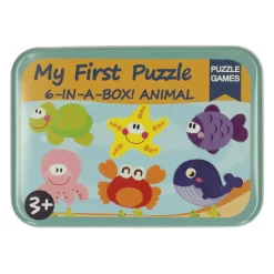 Mijn Eerste 6 Puzzzels in Blik - Onderwaterwereld Sale
