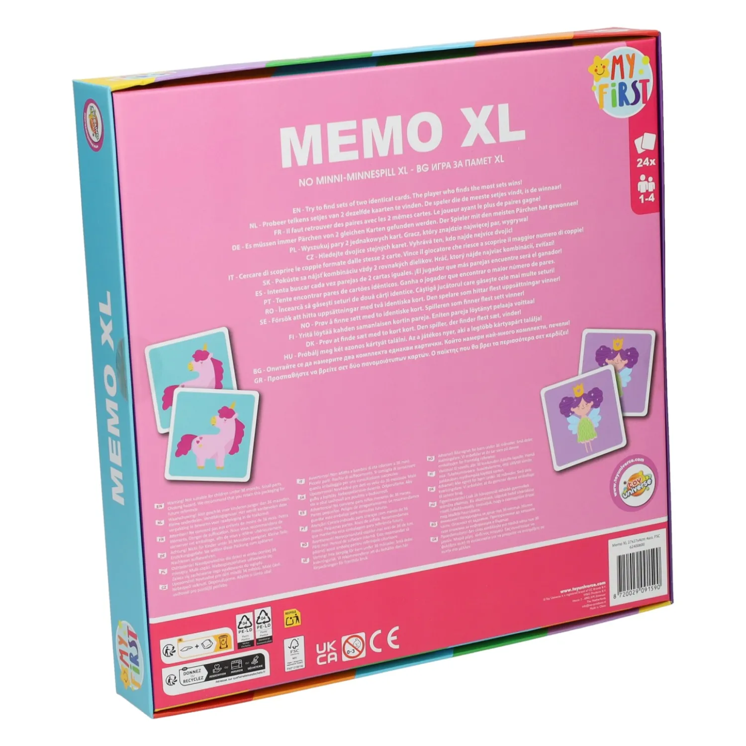 Mijn Eerste Memo XL Eenhoorn Best