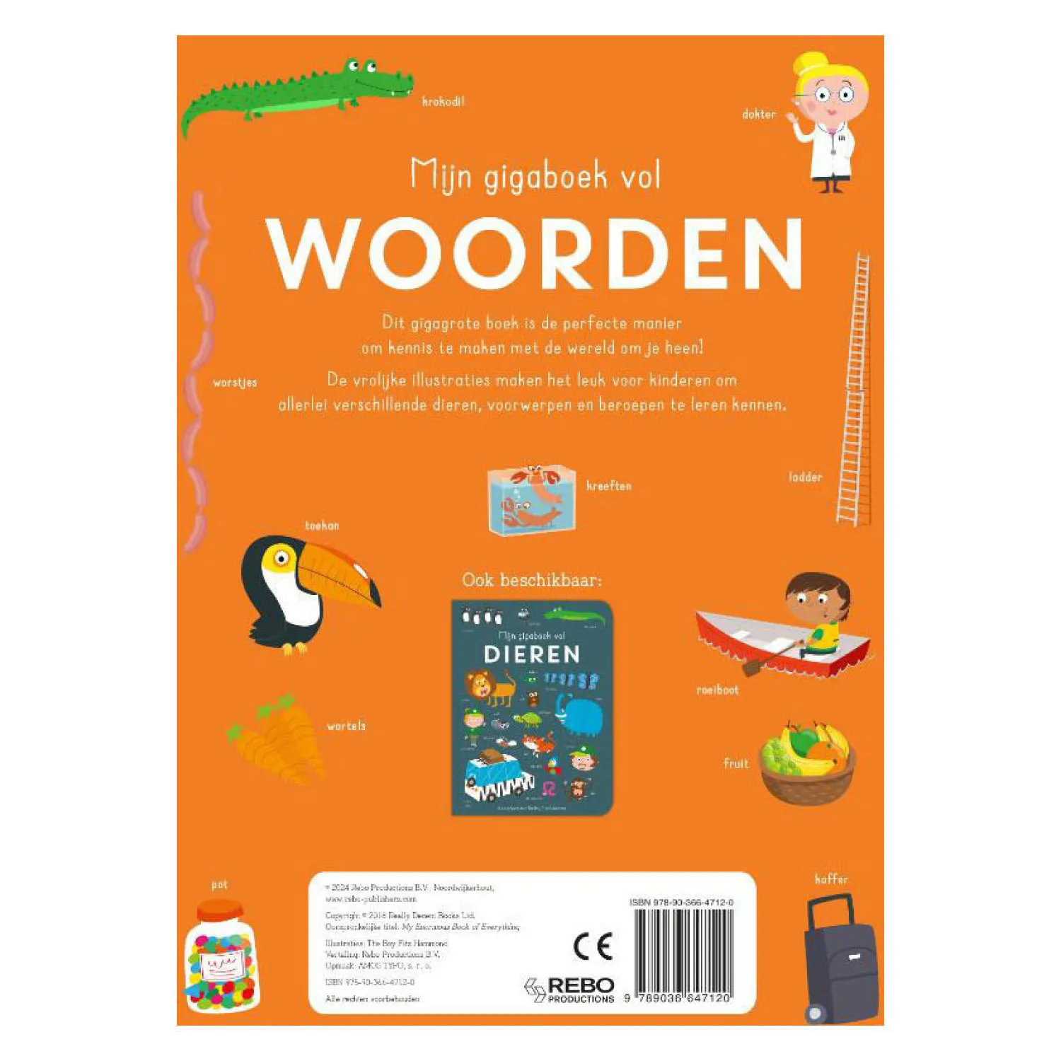 Mijn Gigaboek Vol Woorden-Rebo Publishers Clearance
