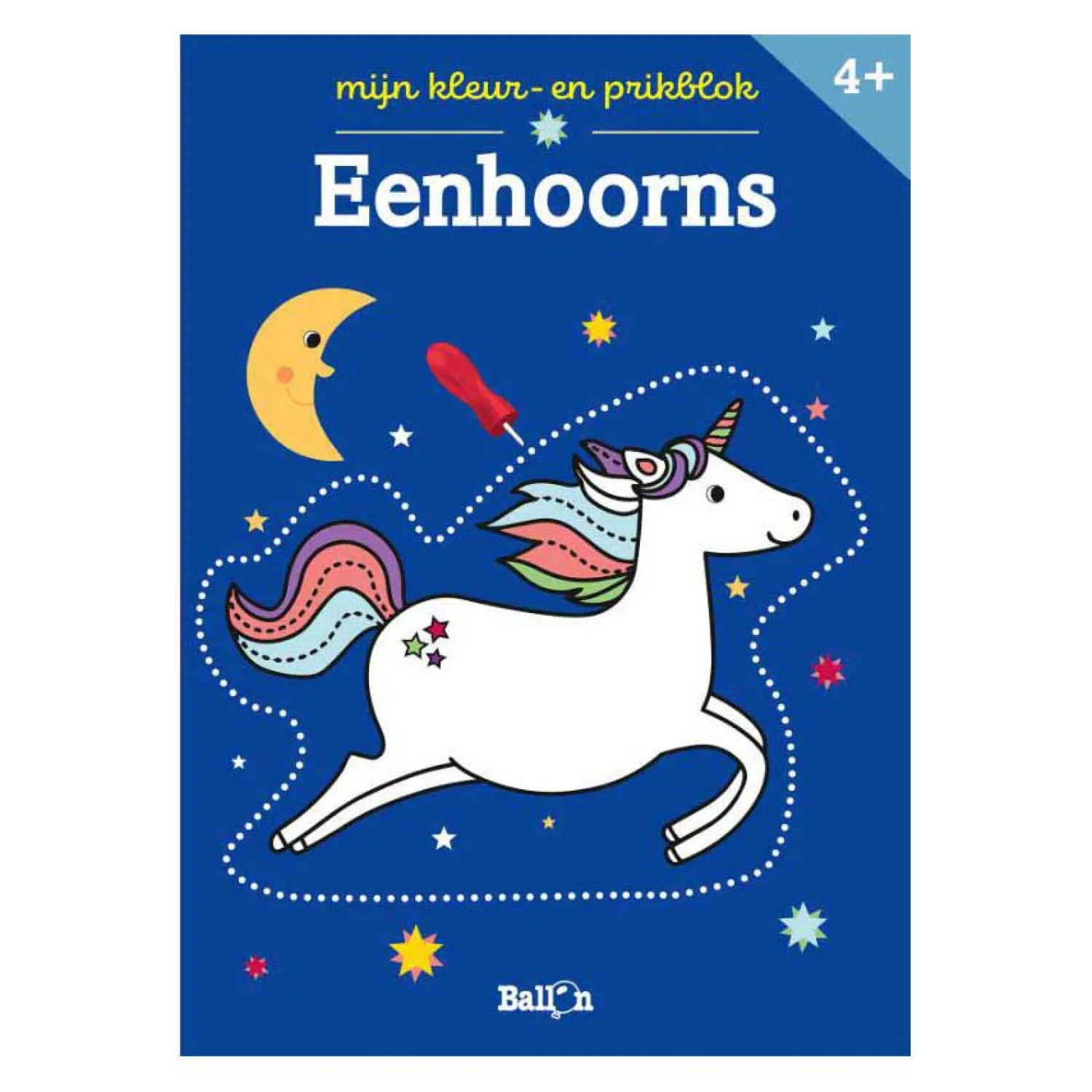Mijn Kleur en Prikblok - Eenhoorns>Standaard Uitgeverij