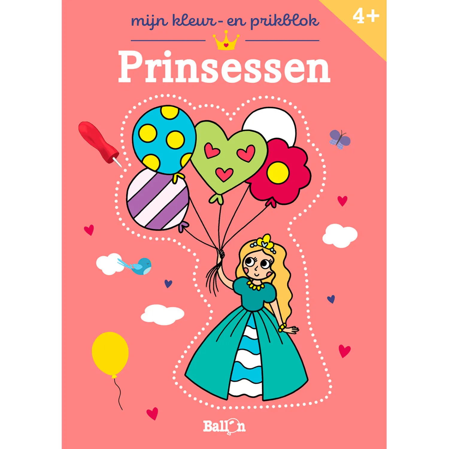 Mijn Kleur- en Prikblok: Prinsessen>Standaard Uitgeverij New