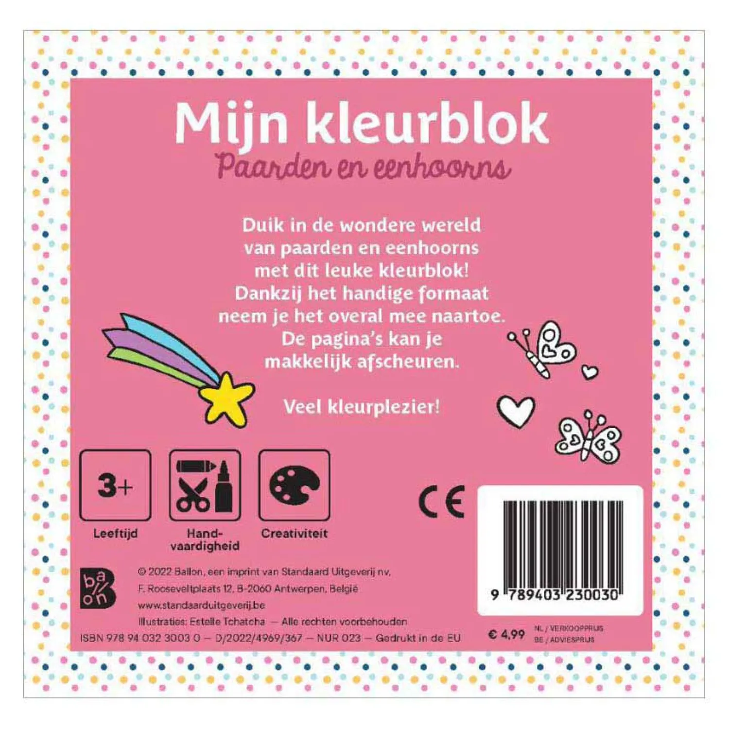 Standaard Uitgeverij Mijn Kleurblok - Paarden en Eenhoorns Hot