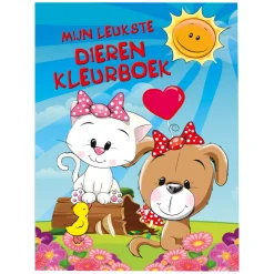 Mijn Leukste Dieren Kleurboek, 48pag.-Mondikaarten
