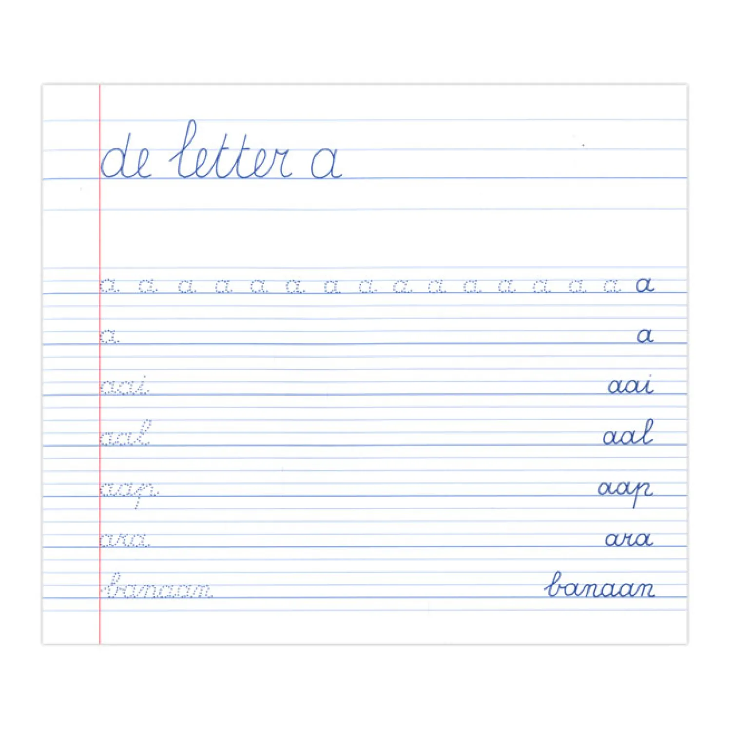 Mijn oefenschrift Schrijven (voor linkshandigen)-Deltas New