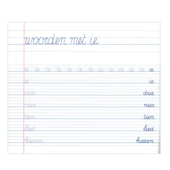 Mijn oefenschrift Schrijven (voor linkshandigen)-Deltas New