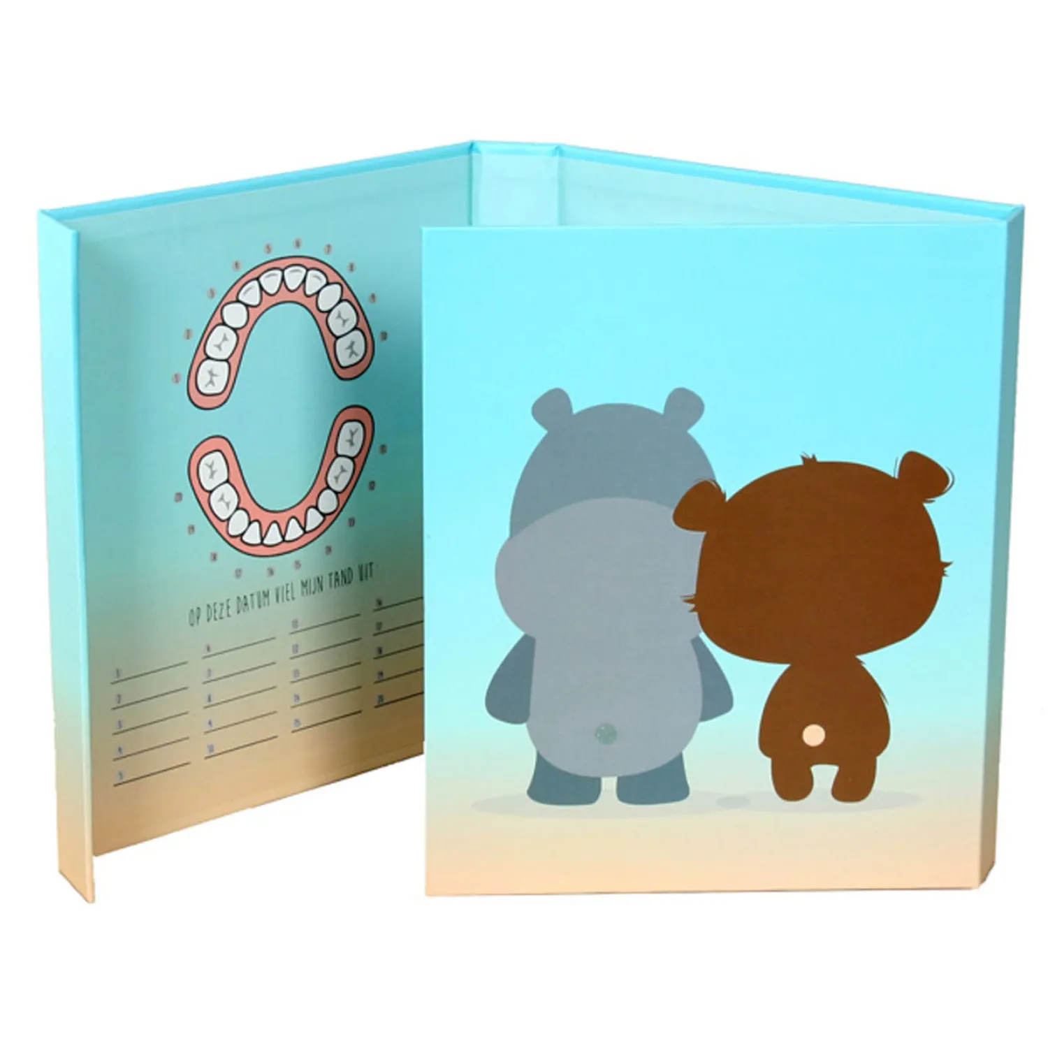 Mijn Tandenboekje Nijlpaard en Beer Outlet