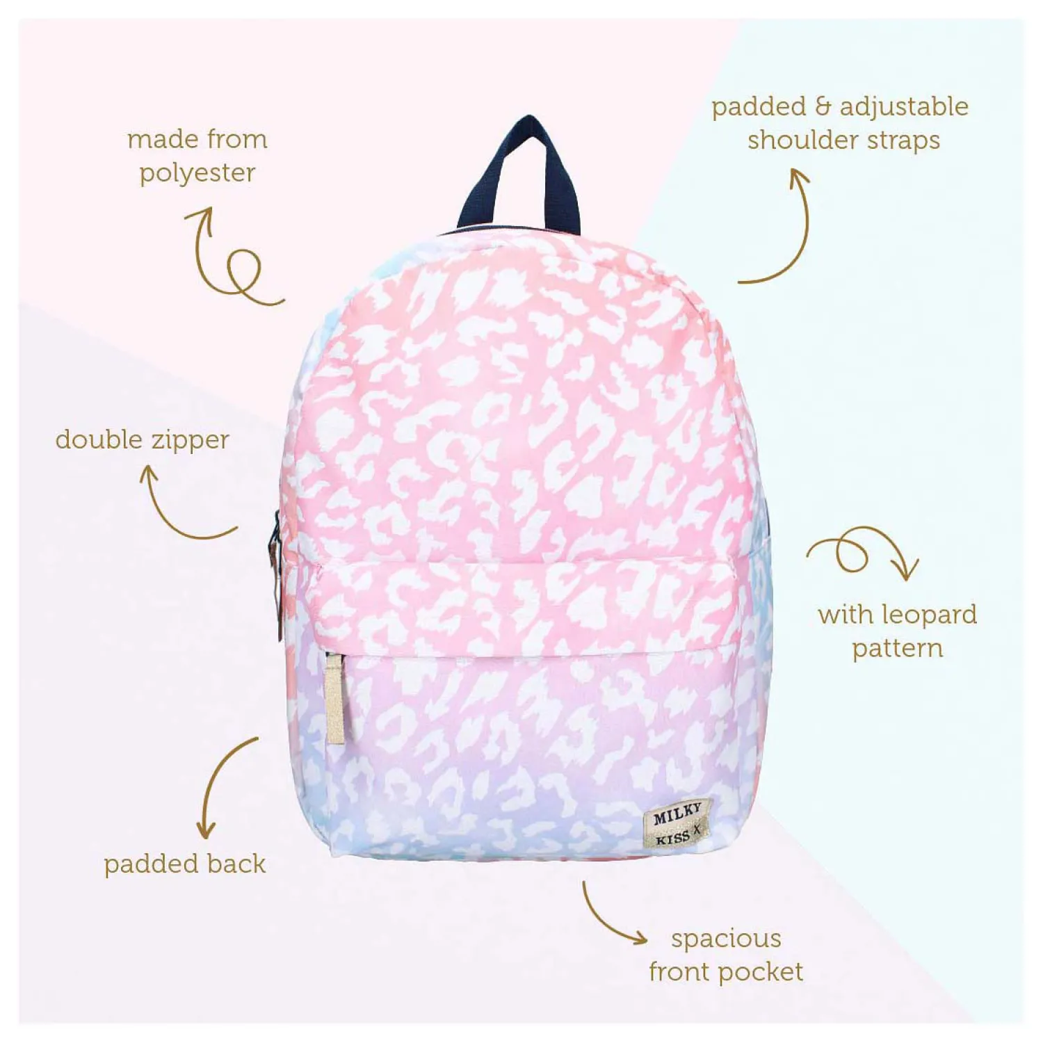 Milky Kiss Rugzak Bold Style Luipaardprint Hot