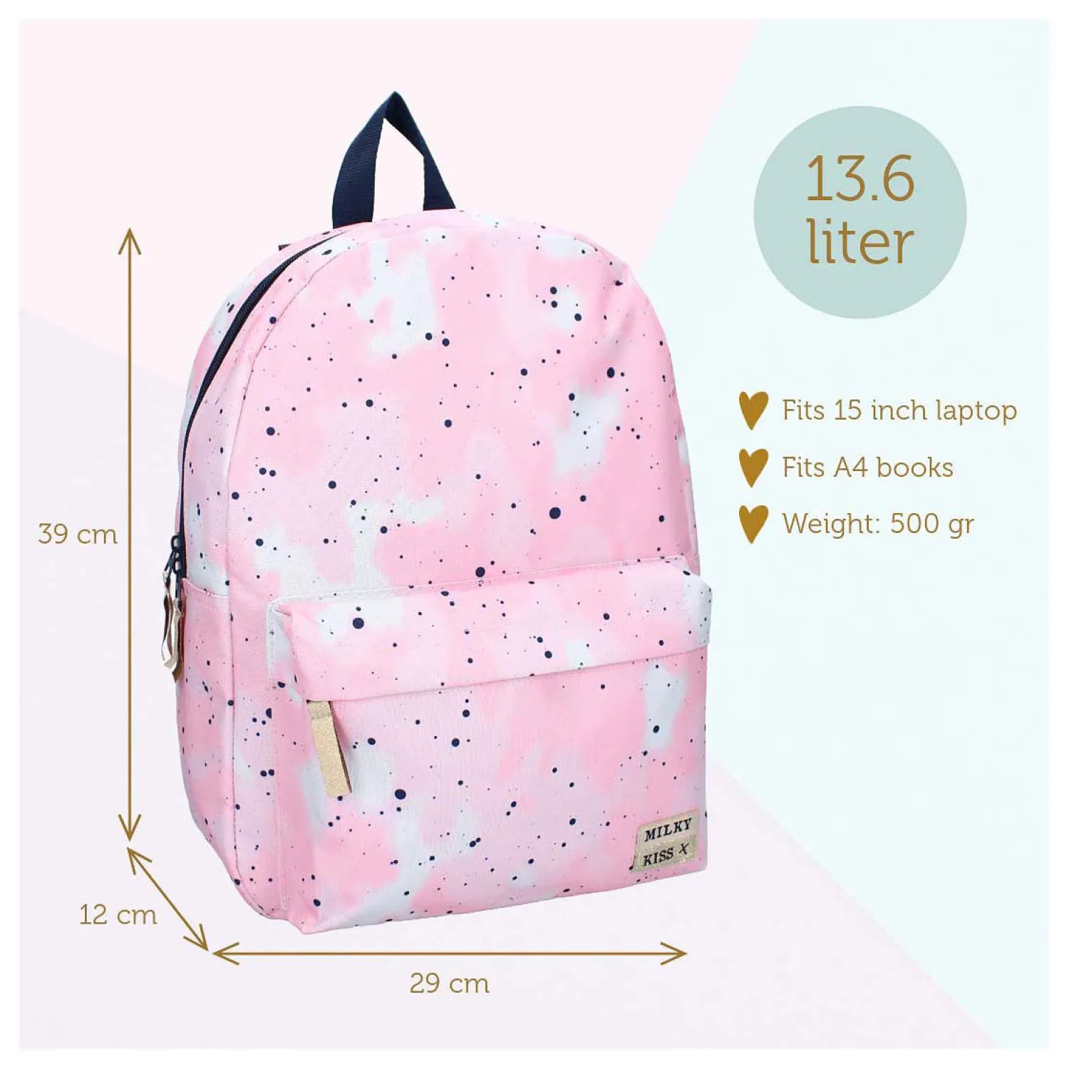 Milky Kiss Rugzak Bold Style Stippenprint Best