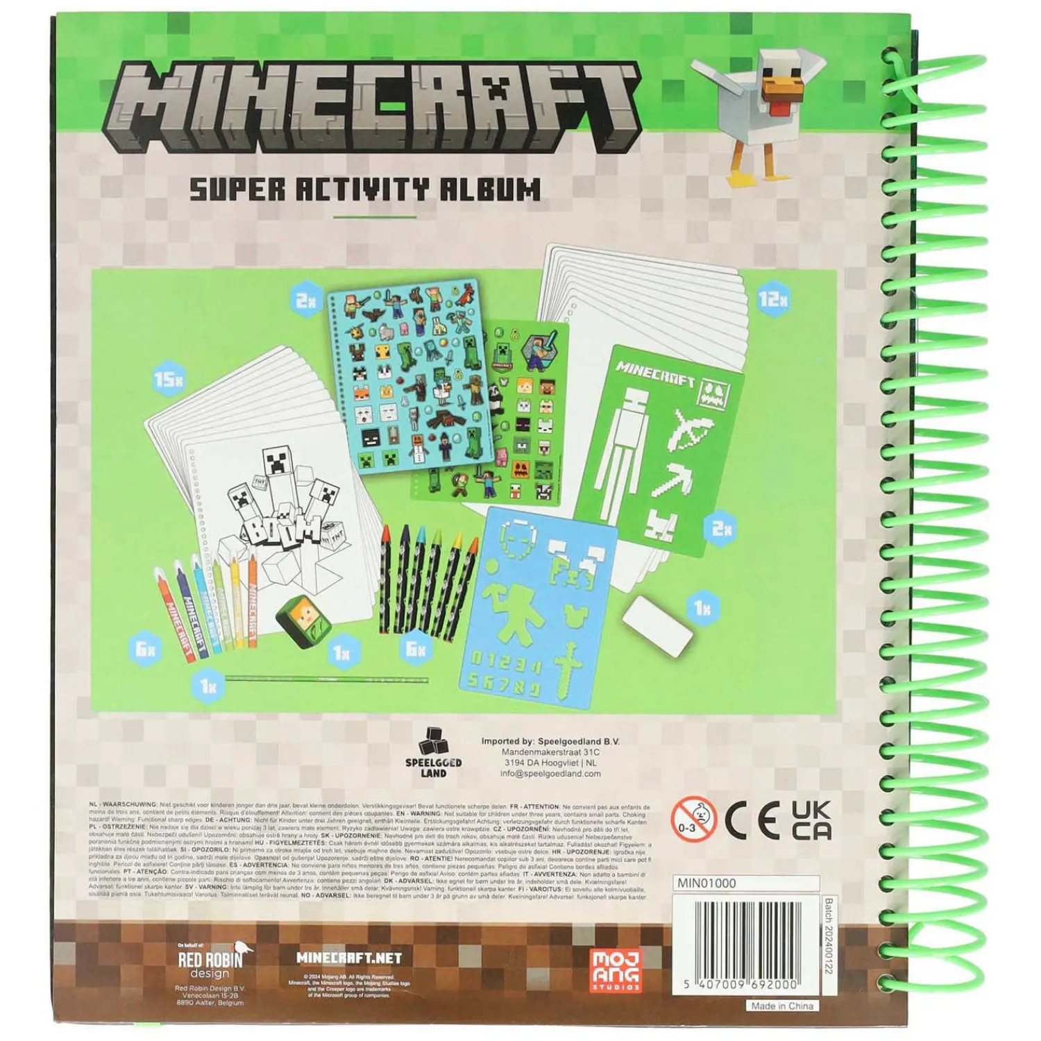 Minecraft Super Activiteitenboek met Stickers-