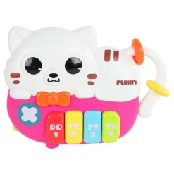 Mini Club Dierenpiano Poes met Licht en Geluid, 15cm- Discount