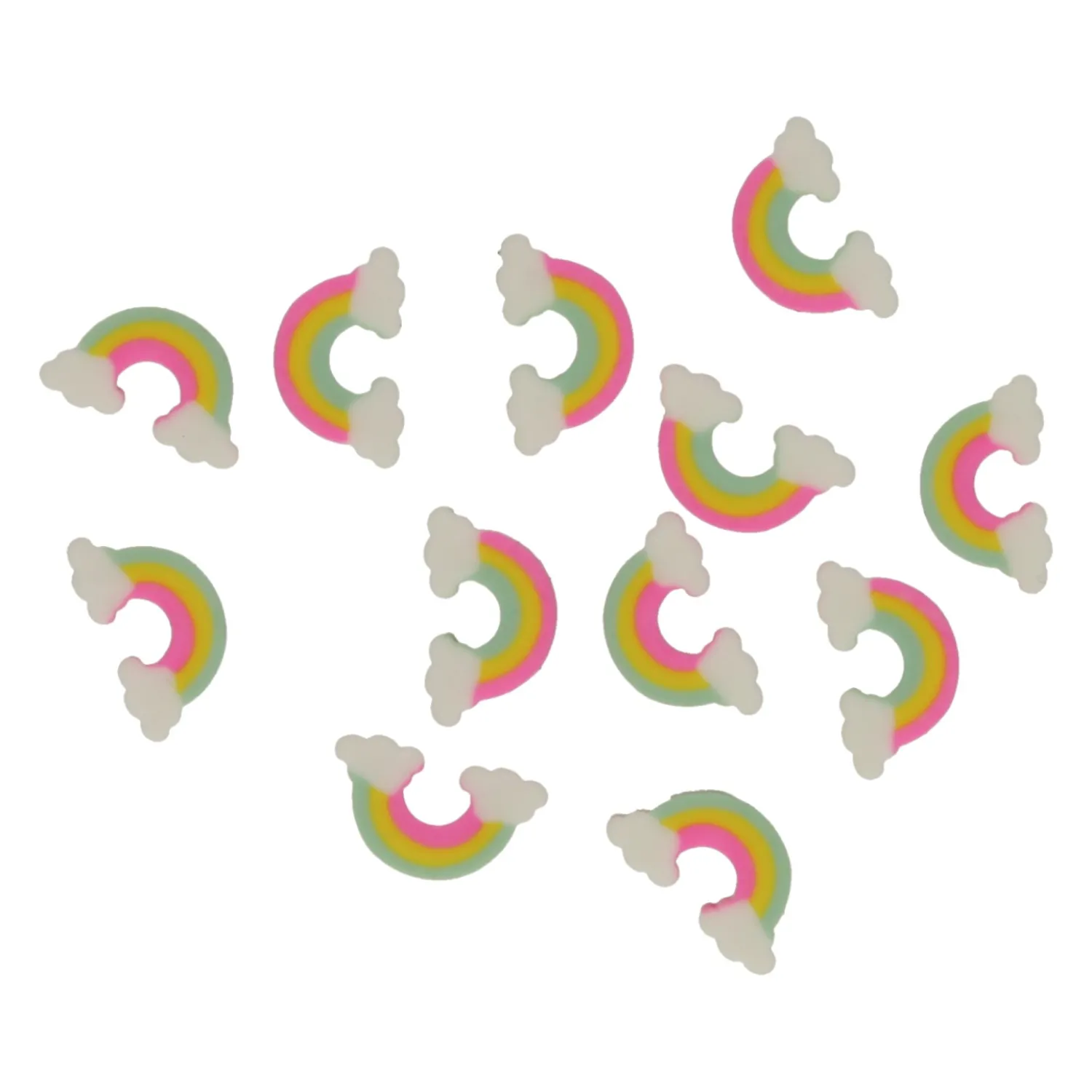 Mini Gummetjes Regenboogwolken in Glas, 12st.- Online