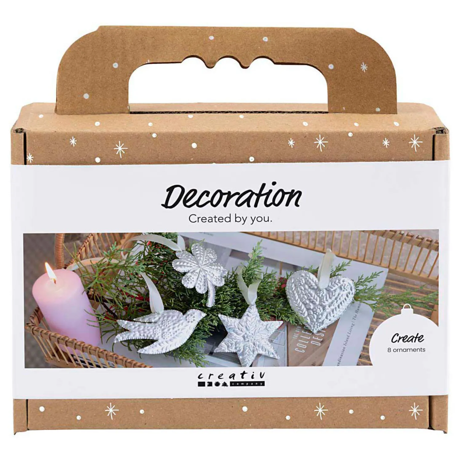 Mini Hobbyset Decoratie Kerstdecoratie Silver Metal>Creativ Company Hot