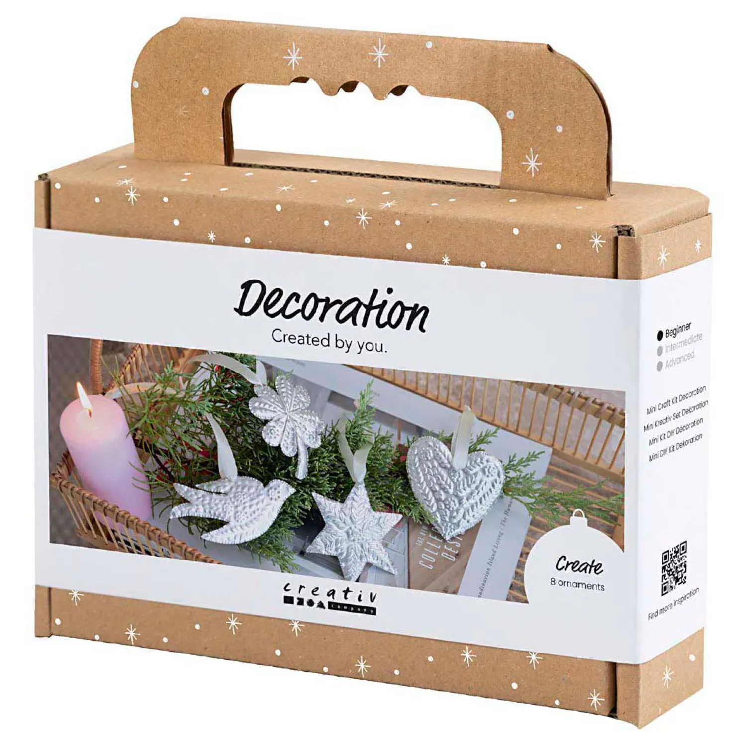 Mini Hobbyset Decoratie Kerstdecoratie Silver Metal>Creativ Company Hot