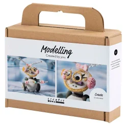 Mini Hobbyset Robot Boetseren Grijs en Roze-Creativ Company Best