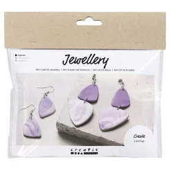 Creativ Company Mini Hobbyset Sieraden Oorbellen Paars Online