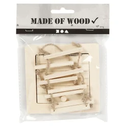 Creativ Company Mini Houten Zolderluik En Touwladder Outlet