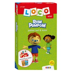Mini Loco - Rompompom Pakket Taal & Lezen (4-6 jaar)-WPG Uitgevers Clearance