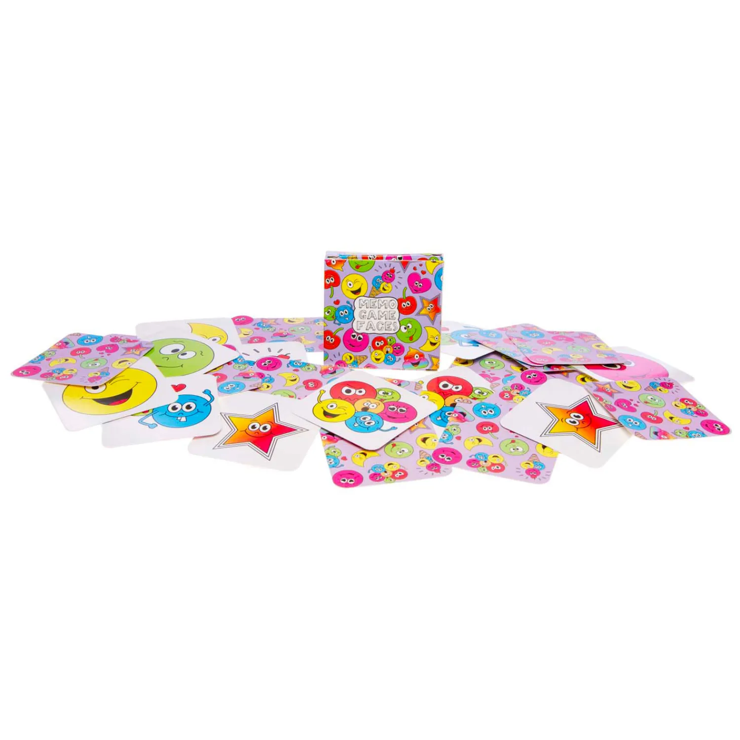 Duckiez Mini Memospel Lachgezicht, 28 Kaarten