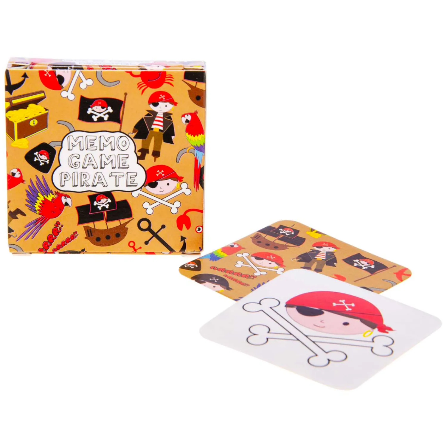 Duckiez Mini Memospel Piraat, 28 Kaarten New