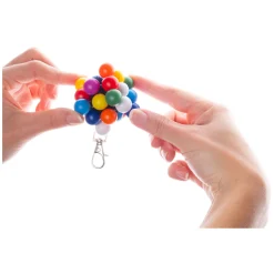 Mini Molecube Puzzelkubus Sleutelhanger><noscript><img width=