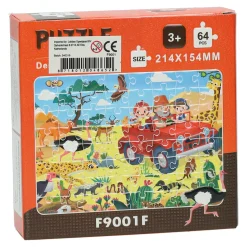Mini Puzzel Thema, 64st.- Outlet