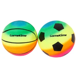 Mini Sportballen Set Voetbal/Basketbal, 2st.- Clearance