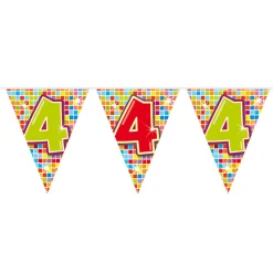 Folat BV Mini Vlaggenlijn Blocks 4 jaar, 3mtr. Best