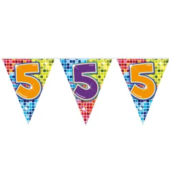 Mini Vlaggenlijn Blocks 5 jaar, 3mtr.-Folat BV Sale