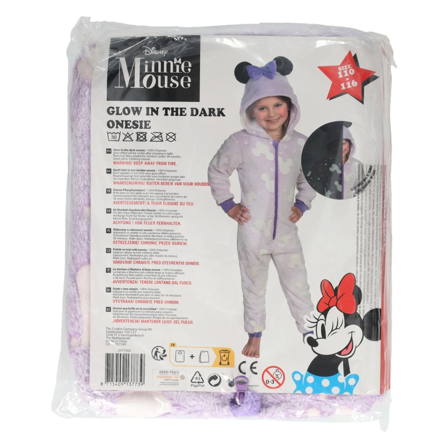 Minnie Mouse Onesie Maat 110-116- Outlet
