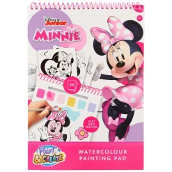 Canenco Minnie Mouse Water Verfset Boek - incl Kwast Clearance