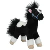 Miss Melody Knuffel Paard Zwart Wit, 18cm Clearance