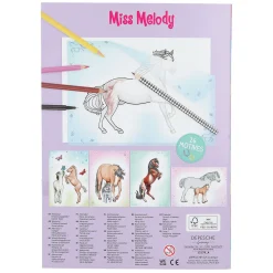 Overtrekboek-Miss Melody Online