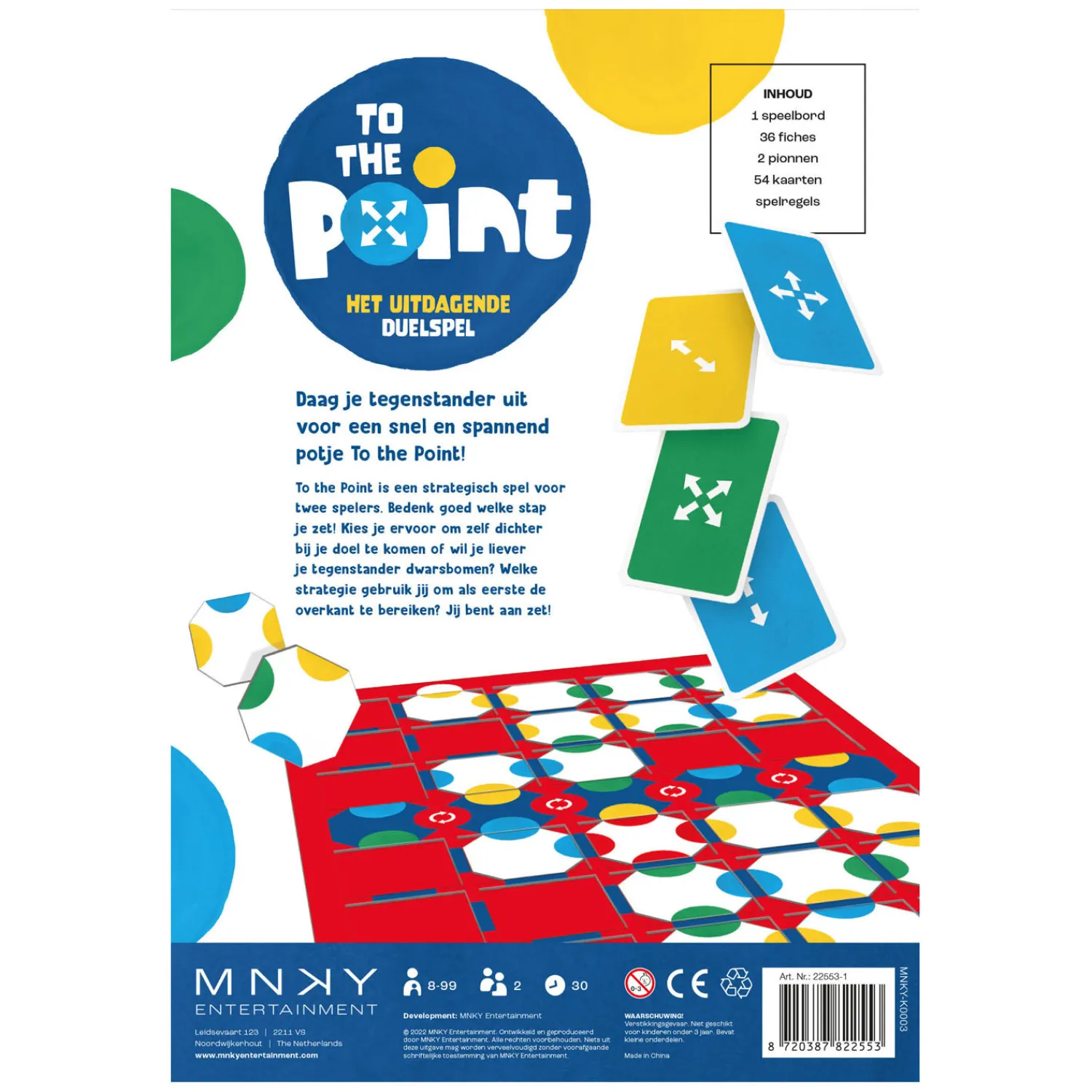 Mnky - To The Point Bordspel>Rebo Publishers Outlet