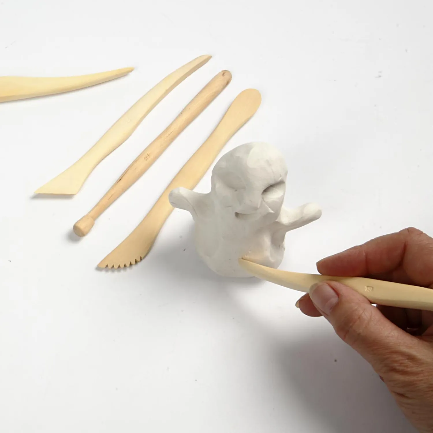 Modelleer Gereedschapset Hout, 6dlg.>Creativ Company Online