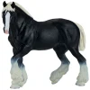 Horse World Zwarte Clydesdale Paard - 381083-Mojo Clearance