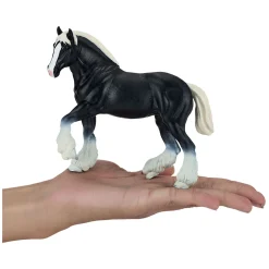 Horse World Zwarte Clydesdale Paard - 381083-Mojo Clearance