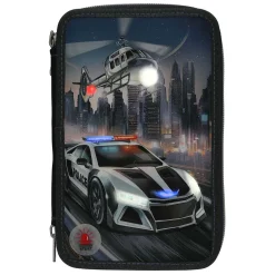 Monster Cars 3-vaks Gevulde Etui Politieauto-Depesche Hot