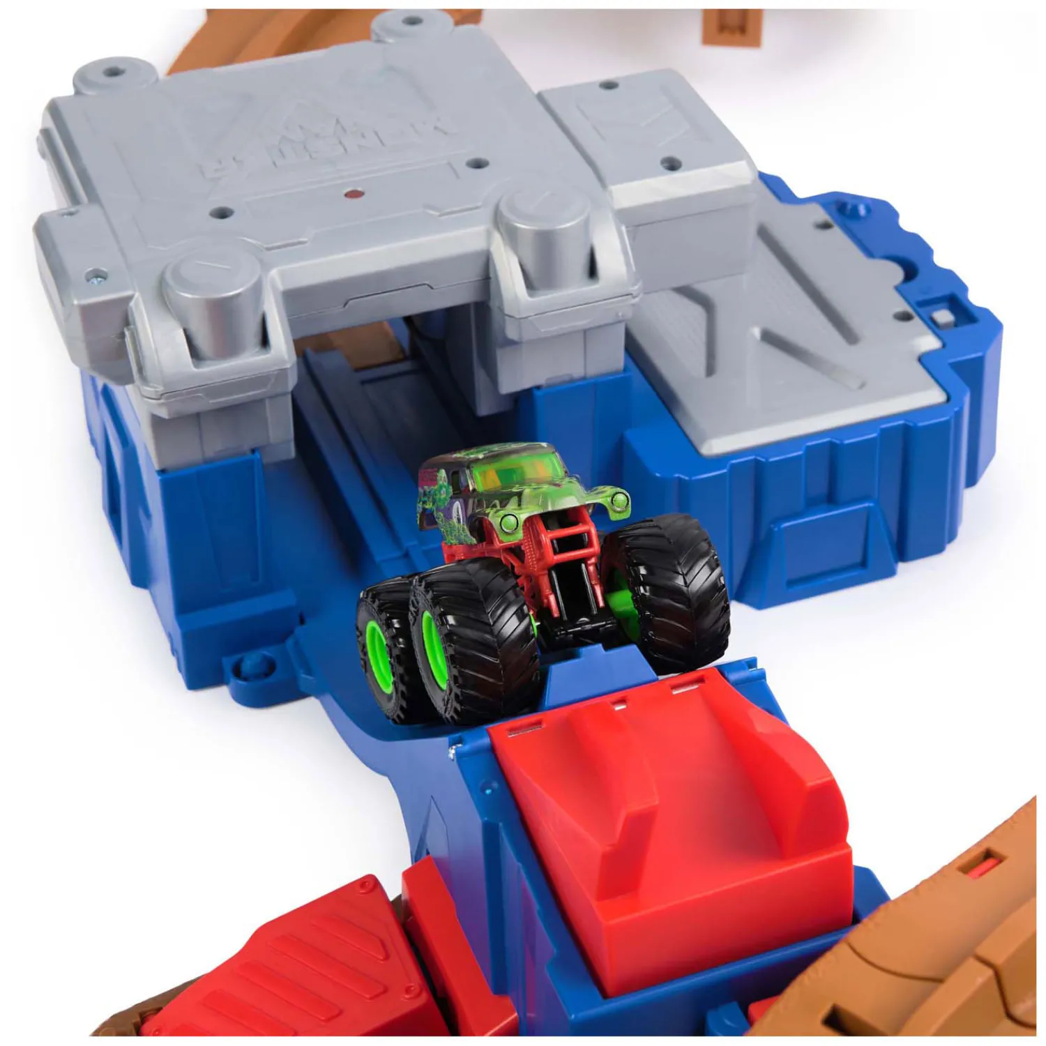 Spin Master Monster Jam 1:64 Supercharge Speedway Racebaan Speelset Sale