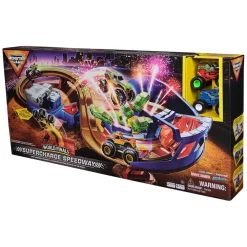 Spin Master Monster Jam 1:64 Supercharge Speedway Racebaan Speelset Sale