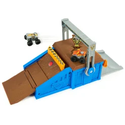 Monster Jam Mini Freestyle Arena Speelset en Opslag- Sale