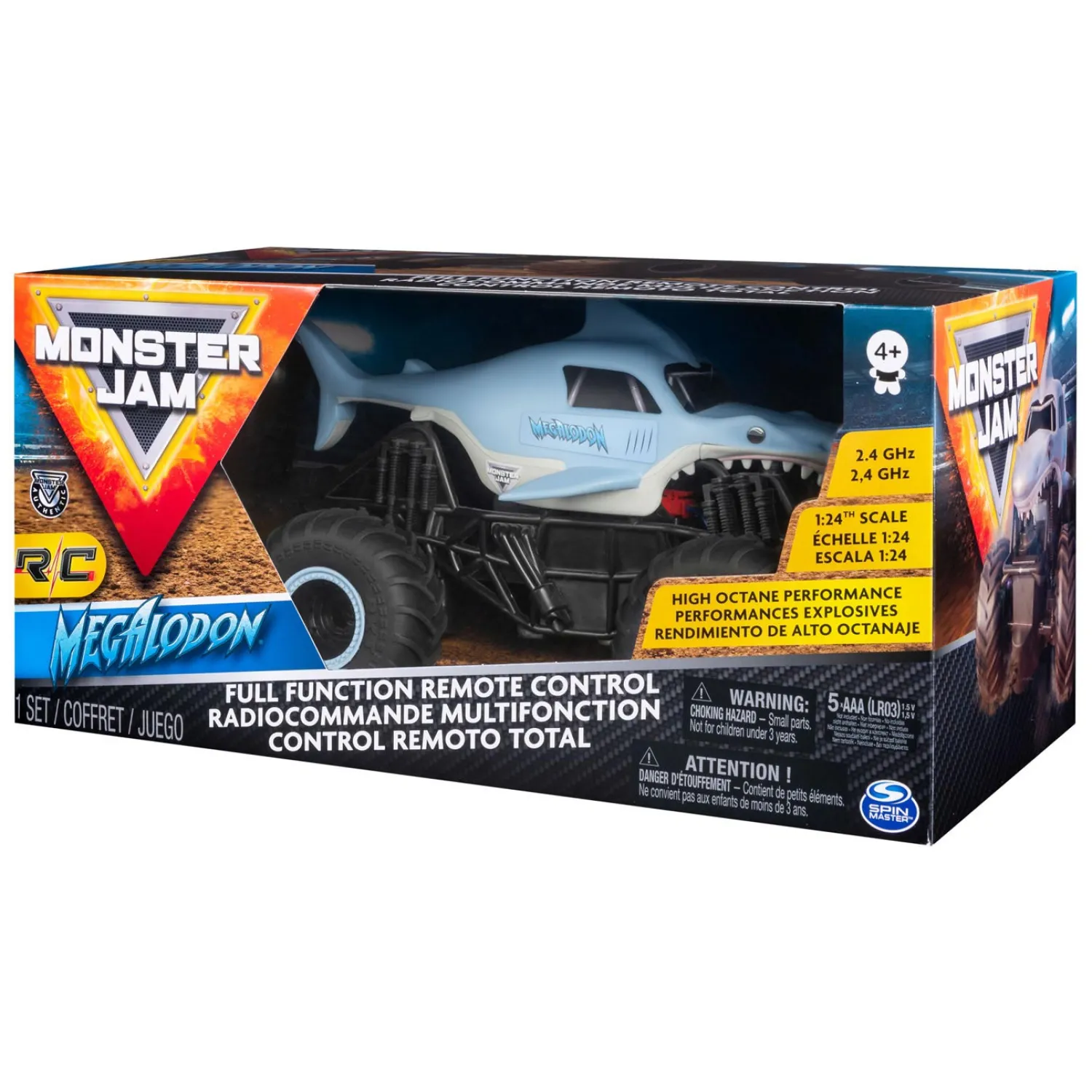 Monster Jam RC Megalodon Bestuurbare Auto 1:24>Spin Master Outlet