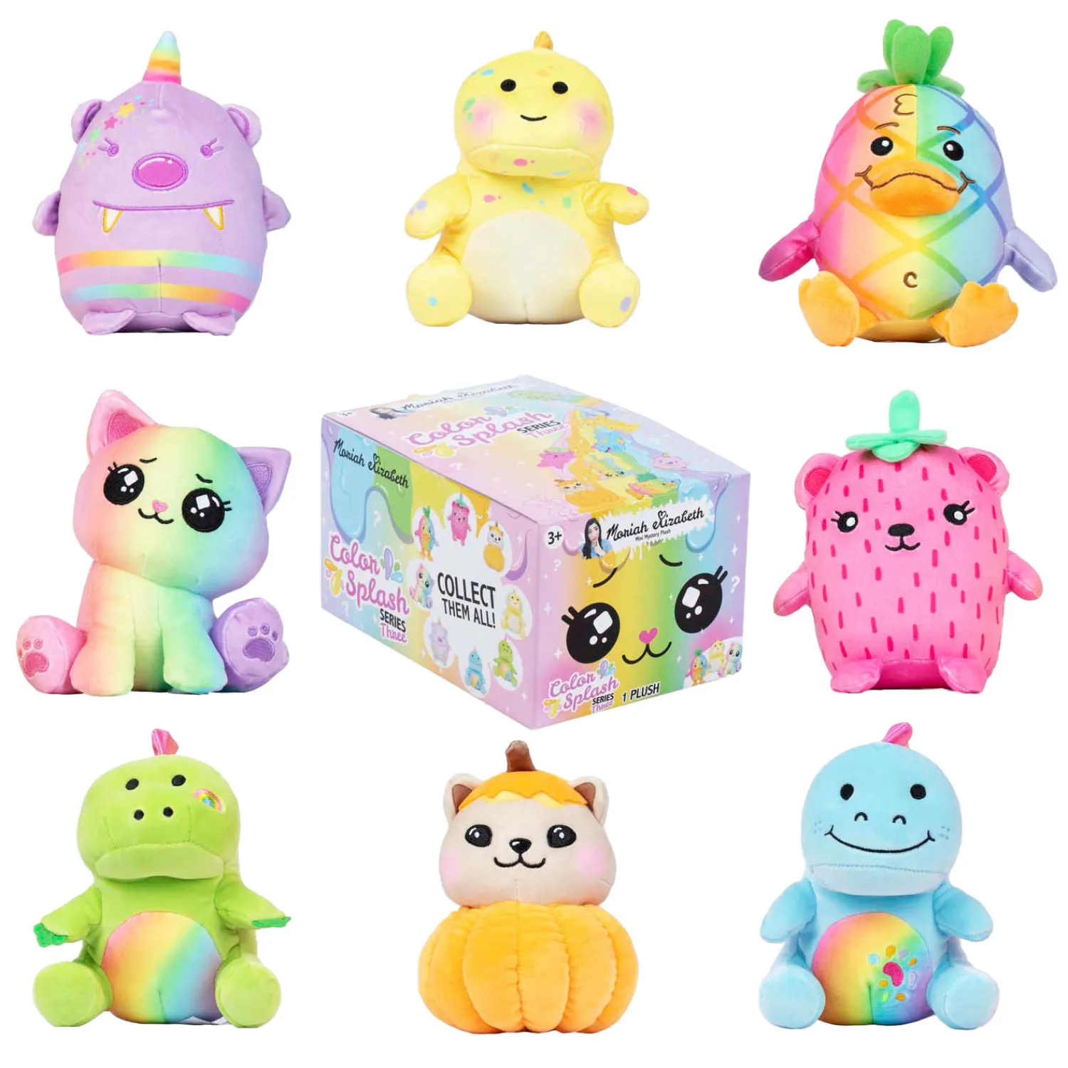 Moriah Elizabeth Mystery Knuffel - Serie 3 Color Splash, 15cm-Boti Clearance