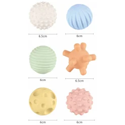 Motoriek en Zintuigballen Pastel, 6st Best