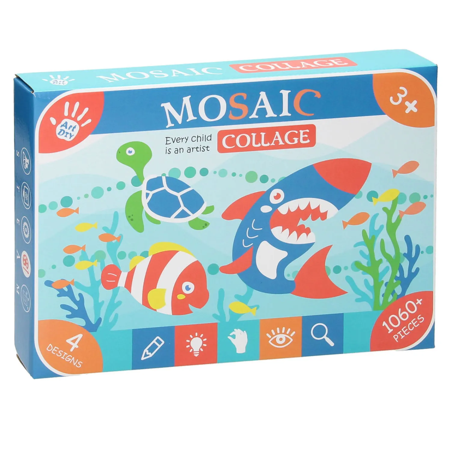 Mozaïek Collage Onderwaterwereld Knutselset> Sale