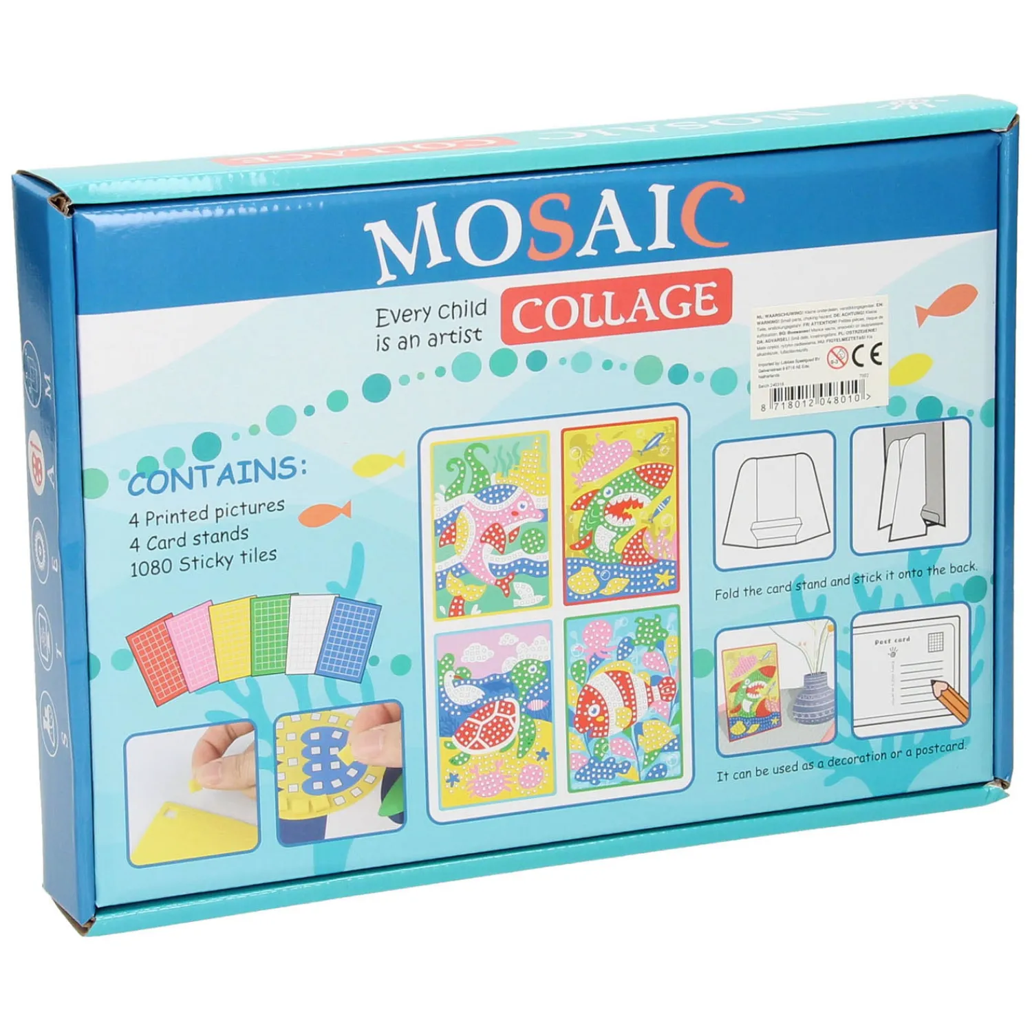 Mozaïek Collage Onderwaterwereld Knutselset> Sale